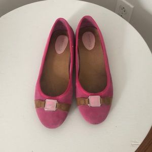 Pink Sperry flats